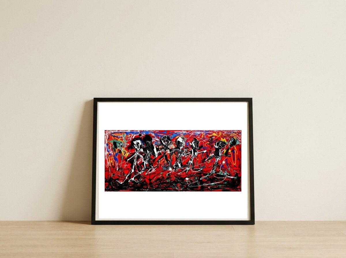 Vitality  — framed, leaning against the wall