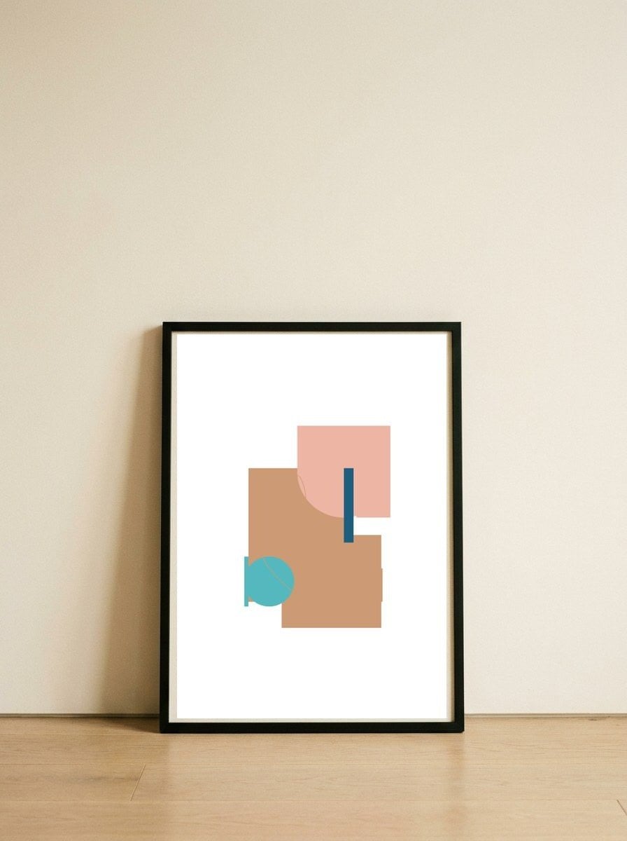 rose lady — framed, leaning against the wall