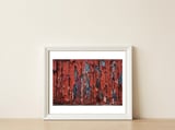 Flaking paint — framed, leaning against the wall thumbnail