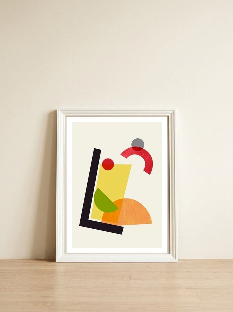 Cocktail II Tom Collins — framed, leaning against the wall