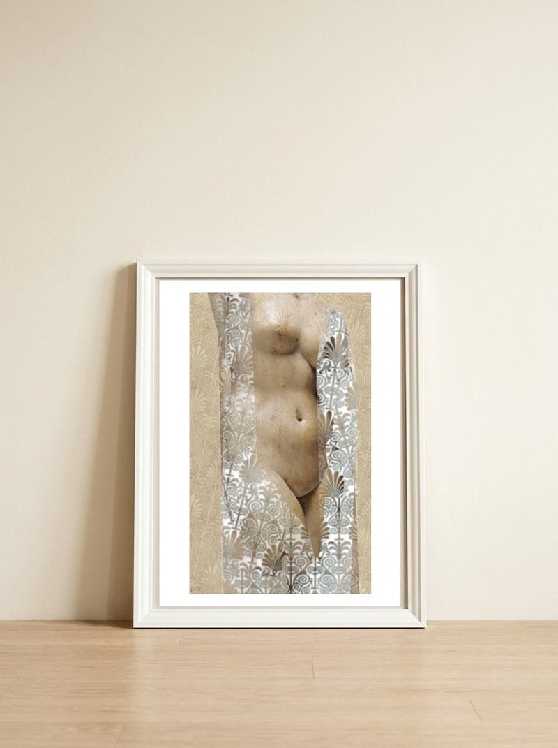 APHRODITE No1 — framed, leaning against the wall