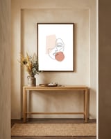 City lady framed in a welcoming room thumbnail