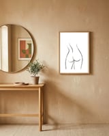 Female butt line framed in a focused room thumbnail