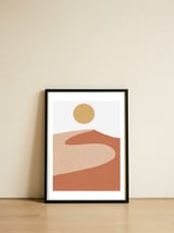 Desert Mountains #1 — framed, leaning against the wall thumbnail