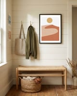 Desert Mountains #1 framed in a relaxed room thumbnail