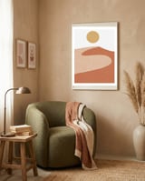 Desert Mountains #1 framed in a tender room thumbnail