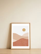 Desert Mountain #5 — framed, leaning against the wall thumbnail