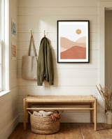Desert Mountain #5 framed in a relaxed room thumbnail