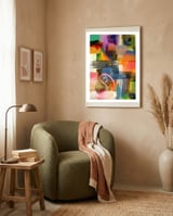 Journey Of A Life by Poonam Shah framed in a tender room thumbnail