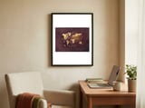 Word Map Gold Dark framed in a focused room thumbnail
