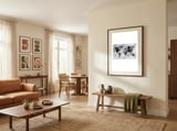 black and white world map framed in a grounding room thumbnail
