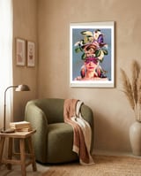 Allegory Of Birth And Freedom framed in a tender room thumbnail