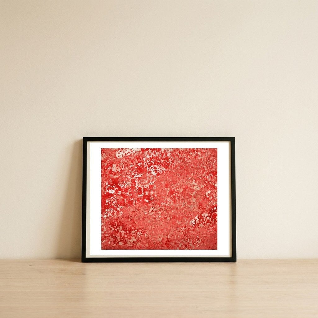 Retroaction 3 — framed, leaning against the wall