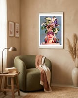 Allegory Of Birth And Freedom framed in a tender room thumbnail