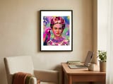 Tribute to Frida Khalo framed in a focused room thumbnail
