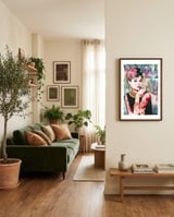 Tribute to Audrey framed in a grounding room thumbnail
