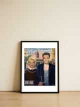 Tribute to Marilyn and Elvis — framed, leaning against the wall thumbnail