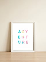 Adventure In Colors — framed, leaning against the wall thumbnail