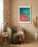Colorful Art Deco I framed in a tender room thumbnail