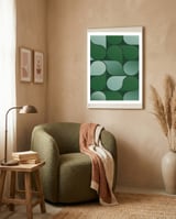 Geometric Loop framed in a tender room thumbnail