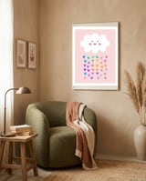 Happy Cloud framed in a tender room thumbnail