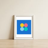Happy Shapes I — framed, leaning against the wall thumbnail