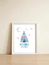 Let's Build A Fort — framed, leaning against the wall thumbnail