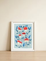 Forest Mushrooms — framed, leaning against the wall thumbnail