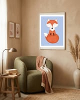 Sleeping Fox framed in a tender room thumbnail