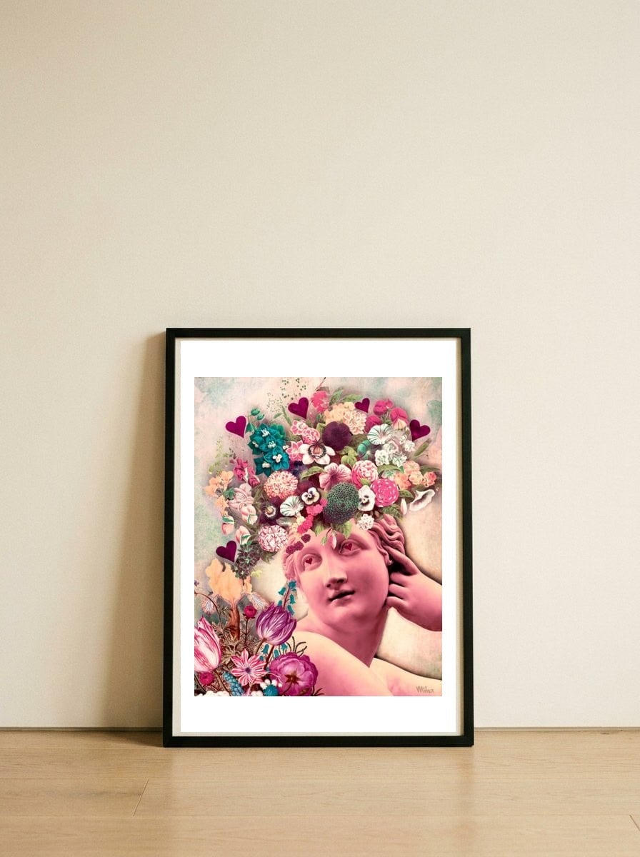 Eternal Love In Spring And Heaven — framed, leaning against the wall
