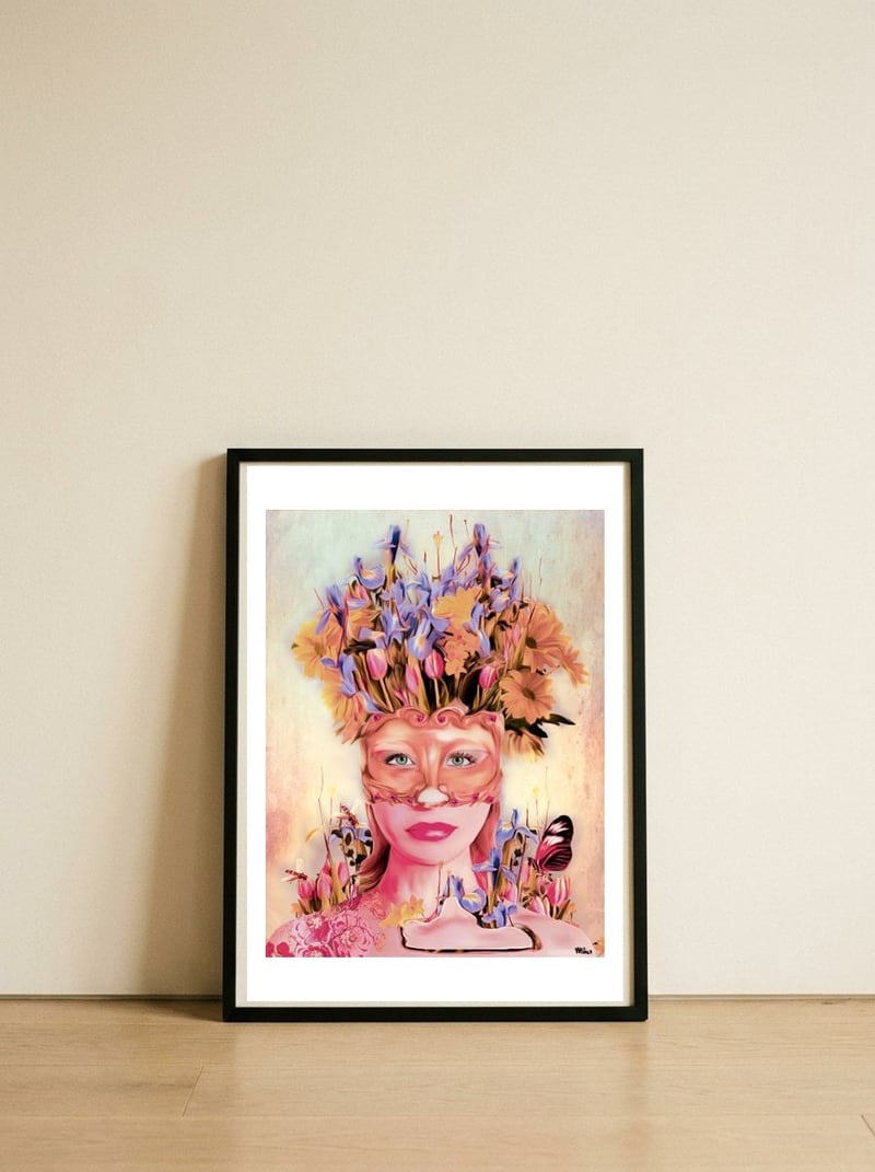 Allegory Of Life 2 — framed, leaning against the wall