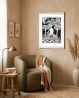 Alice's adventures in wonderland framed in a tender room thumbnail