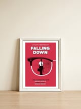 Falling Down movie poster — framed, leaning against the wall thumbnail