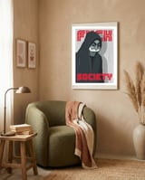 Mr Robot poster framed in a tender room thumbnail