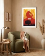No country for old men movie poster framed in a tender room thumbnail