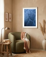 Ice Pattern Number 2 framed in a tender room thumbnail