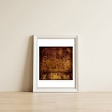 Old newspapper — framed, leaning against the wall thumbnail