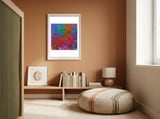 Animals In Rainbow framed in a gentle room thumbnail