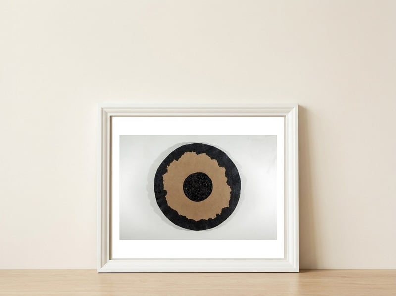Co 0 — framed, leaning against the wall