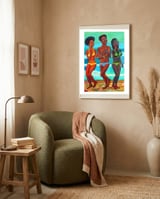 Bailando En La Playa 2020  framed in a tender room thumbnail