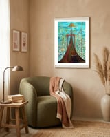 El Puente B framed in a tender room thumbnail