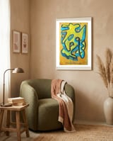 Graffiti Real 6 framed in a tender room thumbnail