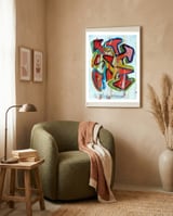 Graffiti Real 8 framed in a tender room thumbnail