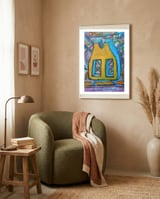 Graffiti Real 11 framed in a tender room thumbnail