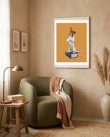 Jacked (Colour) framed in a tender room thumbnail