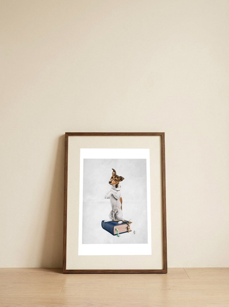 Jacked (Wordless) — framed, leaning against the wall