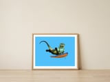 Otterly (Colour) — framed, leaning against the wall thumbnail