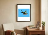 Otterly (Colour) framed in a focused room thumbnail