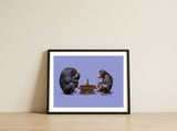 The Pawns (Colour) — framed, leaning against the wall thumbnail