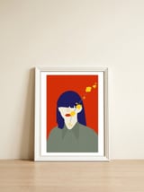 Blossom — framed, leaning against the wall thumbnail